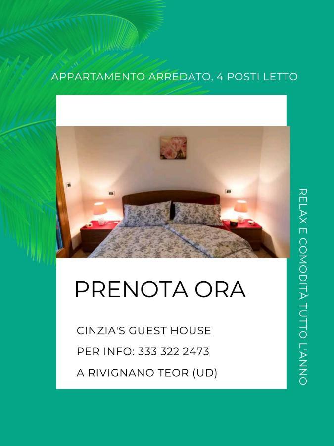 Cinzia'S Guest House, Vicino A Lignano E Udine Rivignano Ngoại thất bức ảnh